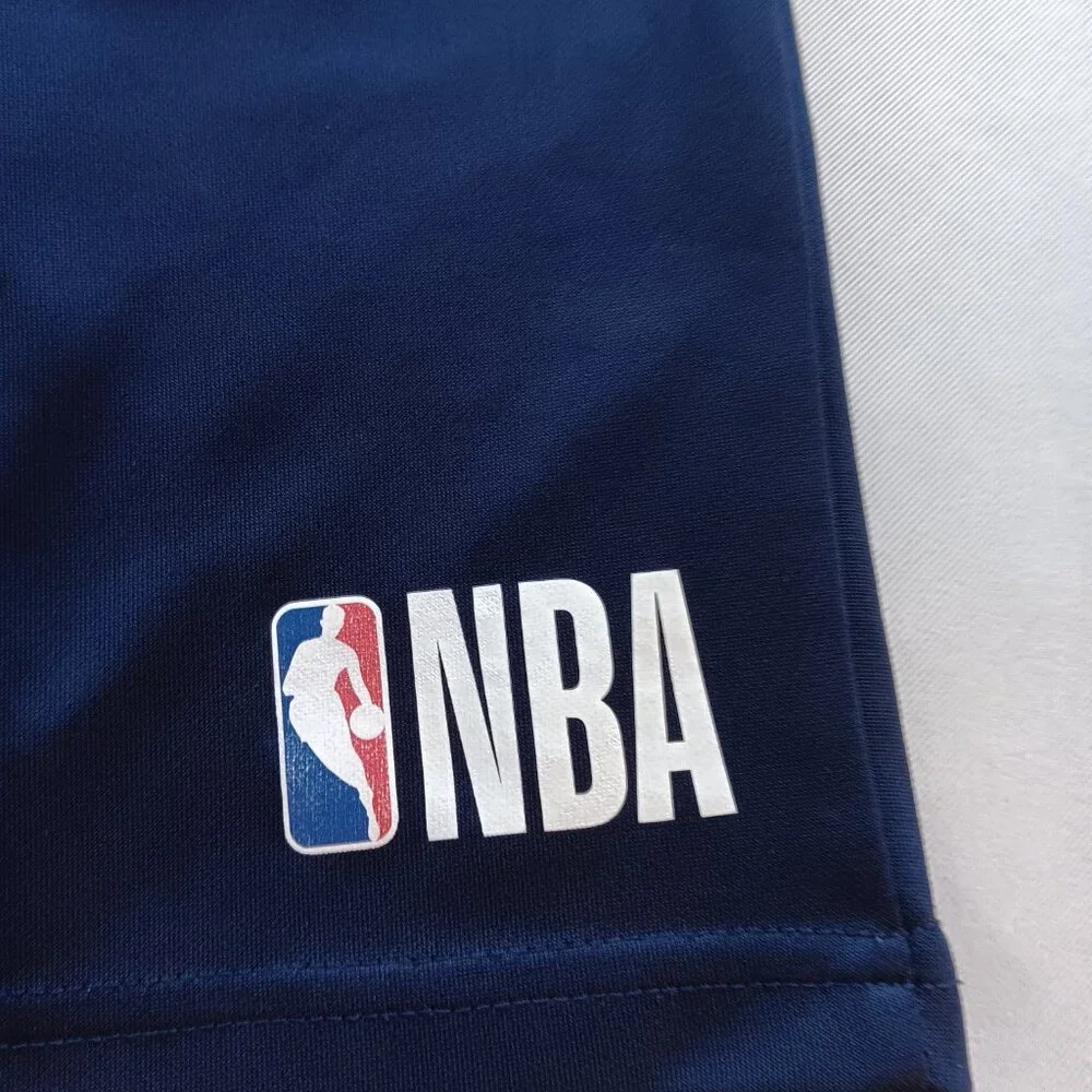 Icer Brands Navy NBA  Athletic Short Youth Size 14/16 Elastic Waist Polyester D8